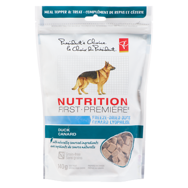 Gâteries Pour Chiens Au Canard Lyophilisé Nutrition PremièrePC