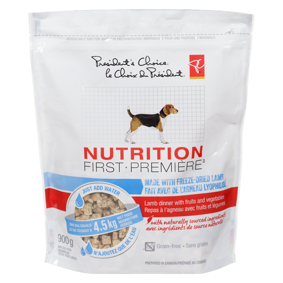 PC Nutrition First Made With Freeze-Dried Lamb - Lamb Dinner With Fruits And Vegetables