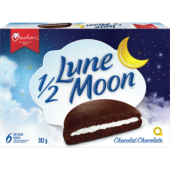 Vachon 1/2 Lune Moon® Chocolate Flavour Cakes 282 g, $1.41/100g