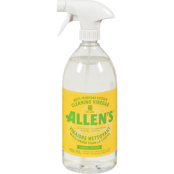 Allen’s Vinaigre nettoyant senteur citron 950 ml, 0,42 $/100ml