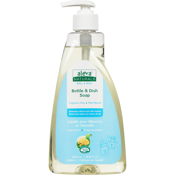 Aleva Naturals Savon pour biberon 500 ml, 1,44 $/100ml
