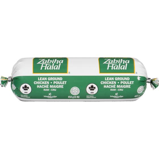 Zabiha Halal Chicken Ground Lean Frozen 454 g, $0.50/100g