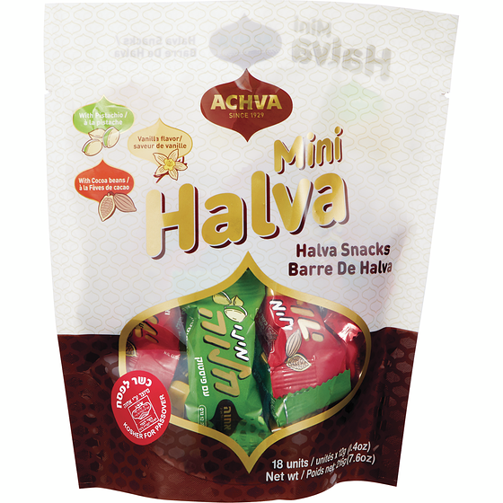 Achva Mini-Halva casher 216 g, 3,24 $/100g