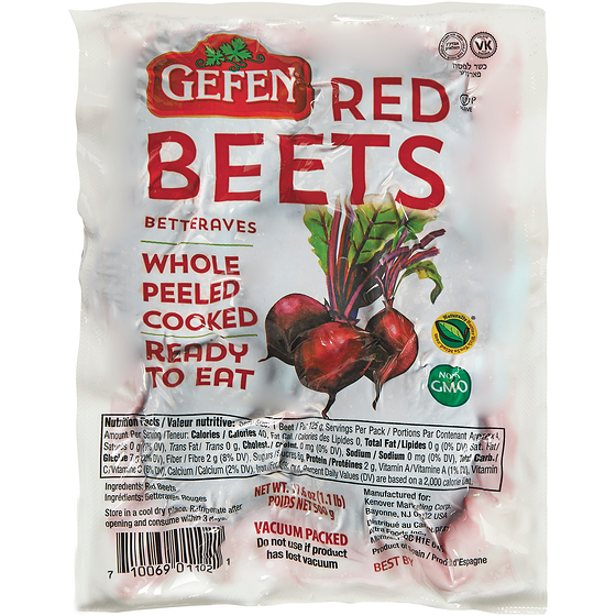 Gefen Kosher Beets Vacuum Pared     500 g, $0.50/100g