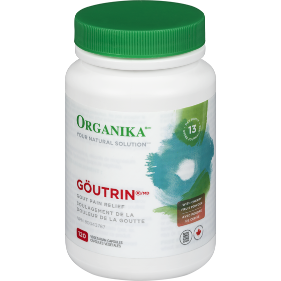 Organika Gout Pain Relief Vegetarian Capsules With Cherry Fruit Powder 120 ea, $0.29/1ea