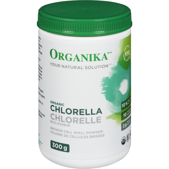 Organika Chlorella Powder 300 g, $21.00/100g