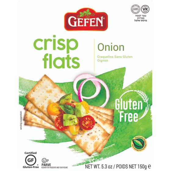 Gefen Flats croustillants, oignon, sans gluten 147 g, 6,12 $/100g