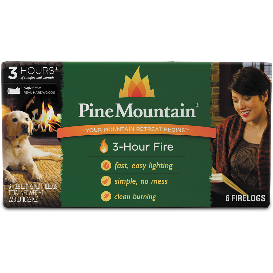 Pine Mountain 3 Hour Fire Logs - 1 ea | Real Canadian Superstore