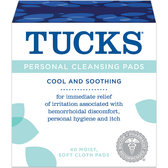 Tucks Personal Cleansing Pads 40 ea, $0.30/1ea