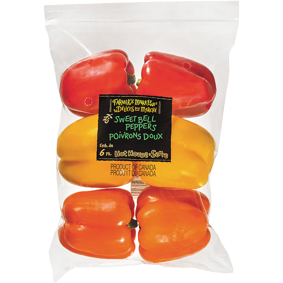 Farmer's Market Mixed Peppers (6 Pack) 6x1.0 ea, $1.83/1ea