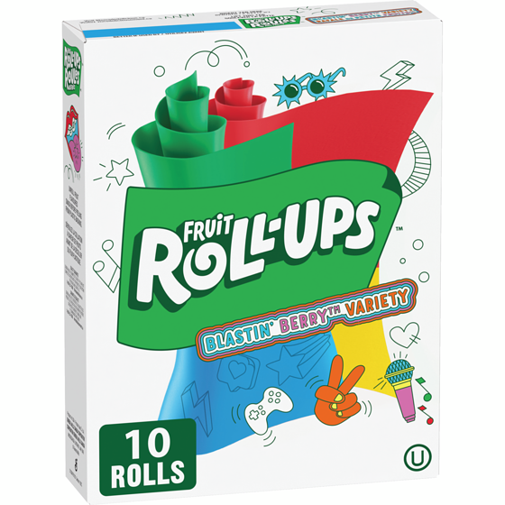 Betty Crocker Fruit Roll Up Snack Berry Variety 141 g, $2.66/100g