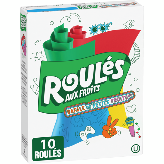 Betty Crocker Roulés aux fruits Rafale de petits fruits Collation à saveur de fruits 141 g, 3,18 $/100g