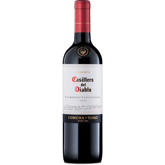 CASILLERO DEL DIABLO Cabernet Sauvignon (Pièce d’identité requise au moment du ramassage) 750 ml, 2,29 $/100ml