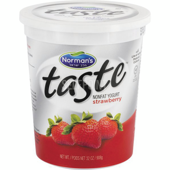 Norman Taste Non-Fat Yogurt Strawberry 907 g, $0.83/100g