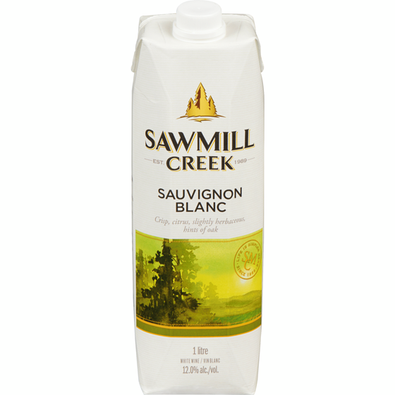 Sawmill Creek White Wine Sauvignon Blanc (ID required at pick-up) 1000 ml, $1.55/100ml