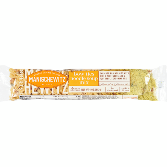 Manischewitz Bow Ties Noodle Soup Mix 113 g, $3.80/100g