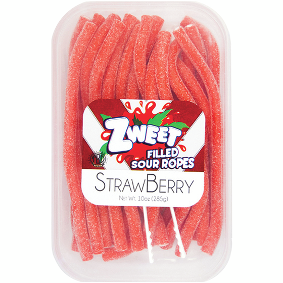Zweet Sour Ropes, Strawberry     283 g, $2.80/100g