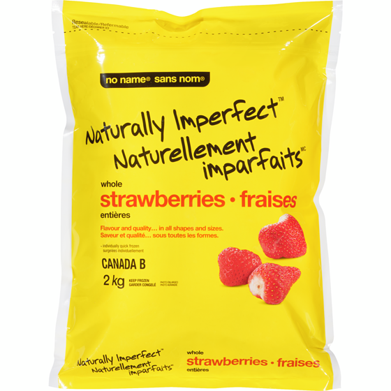 No Name Whole Strawberries 2 kg, $0.80/100g