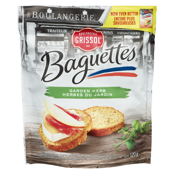 Grissol Baguettes Garden Herb 120 g, $3.74/100g