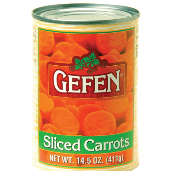 Gefen Sliced Carrots 411 g, $0.92/100g