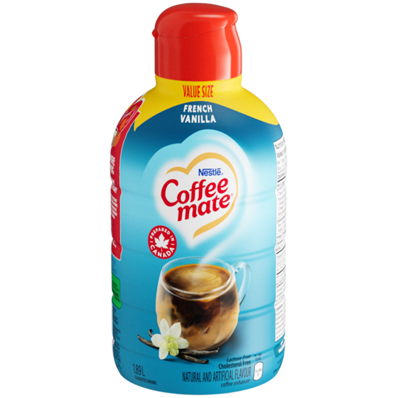 Nestlé Coffee Mate Liquid French Vanilla Value Size 1.89 l, $0.49/100ml