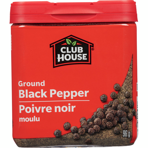 Club House Poivre Noir Moulu 96 g, 9,36 $/100g