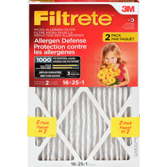 3M Filtrete 9801DC-6C Allergen Defense, Micro Allergen Filter 1 ea, $17.50/1ea