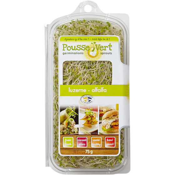 null Germes de luzerne 75 g, 4,67 $/100g