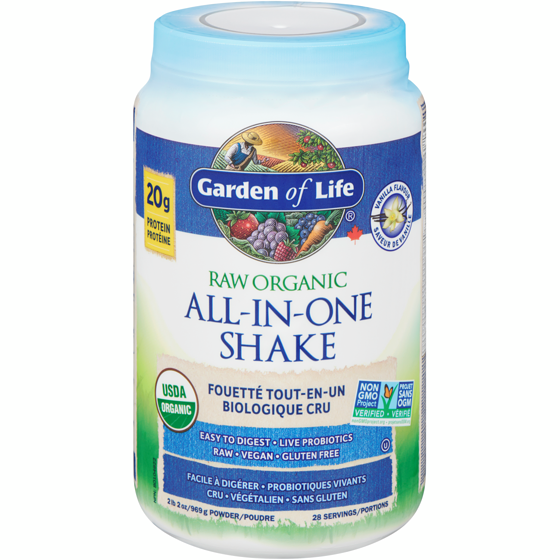 Garden of Life All-in-One Nutritional Shake Vanilla Powder 969 g, $7.74/100g
