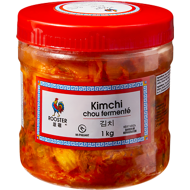 Rooster Kimchi 1 kg, 1,25 $/100g