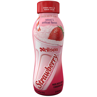 Neilson Strawberry Milkshake 310 ml, $0.32/100ml