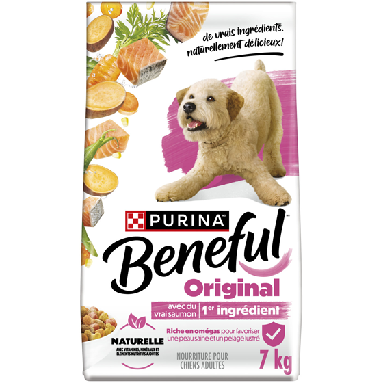 Purina Beneful originales nourriture sèche pour chien vrai saumon 7 kg, 0,37 $/100g