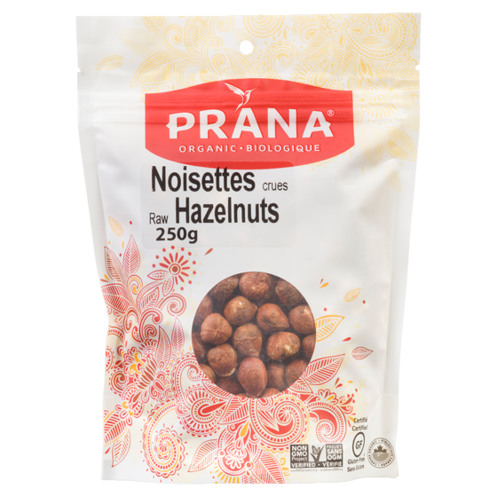 Prana Biologique Noisettes Crues 250 g, 5,04 $/100g