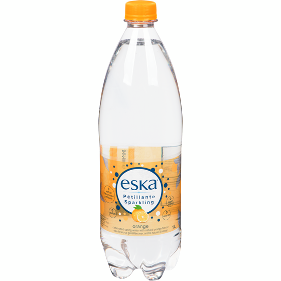 Eska Carbonated Spring Water Natural Orange Flavour 1 l, $0.15/100ml