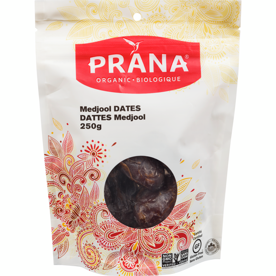 Prana Organic Medjool Dates 250 g, $4.68/100g