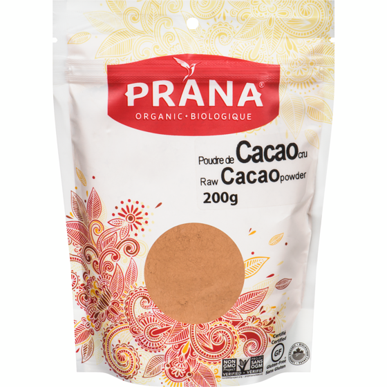 Prana Biologique Poudre de Cacao Cru 200 g, 5,85 $/100g