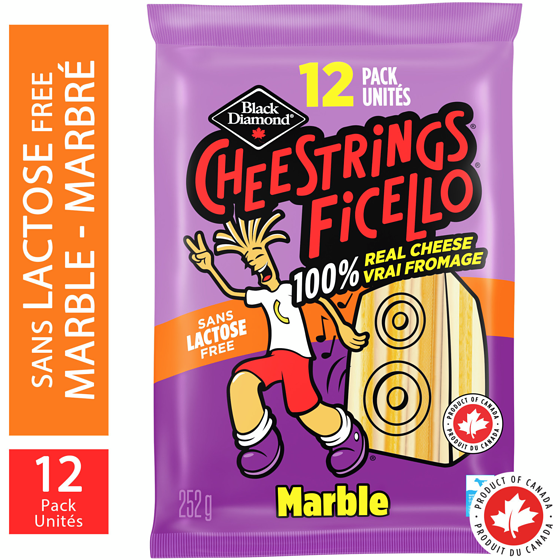 Black Diamond Ficello marbré sans lactose 252 g, 2,78 $/100g