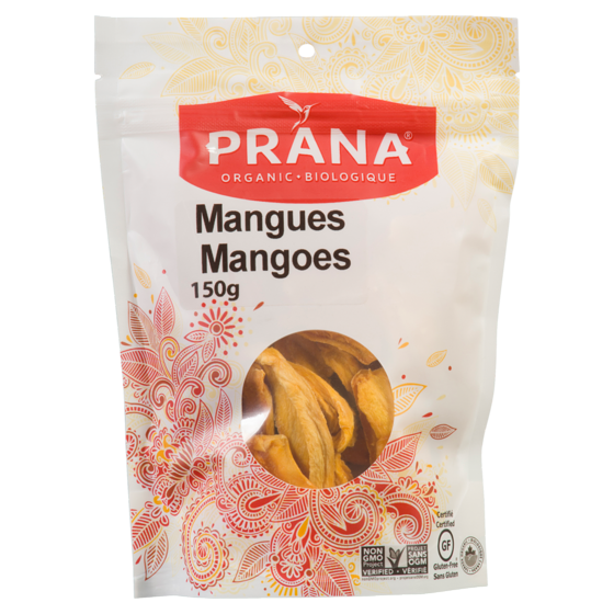 Prana Mangue biologique séchée 150 g, 5,39 $/100g