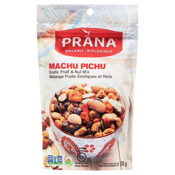 Prana Machu Pichu Organic Exotic Fruits & Nuts Trail Mix 150 g, $4.66/100g