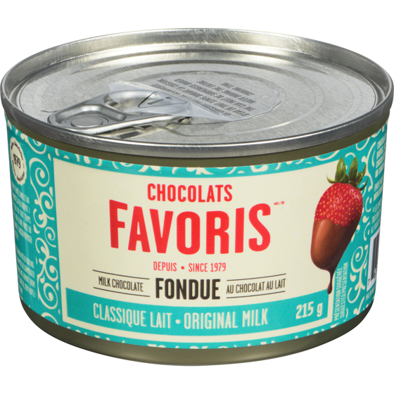 Chocolats Favoris Original Milk 100% Milk Chocolate Fondue 215 g, $4.65/100g