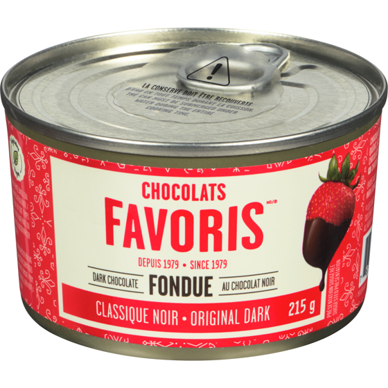Chocolats Favoris Original Dark 100% Dark Chocolate Fondue 215 g, $4.65/100g