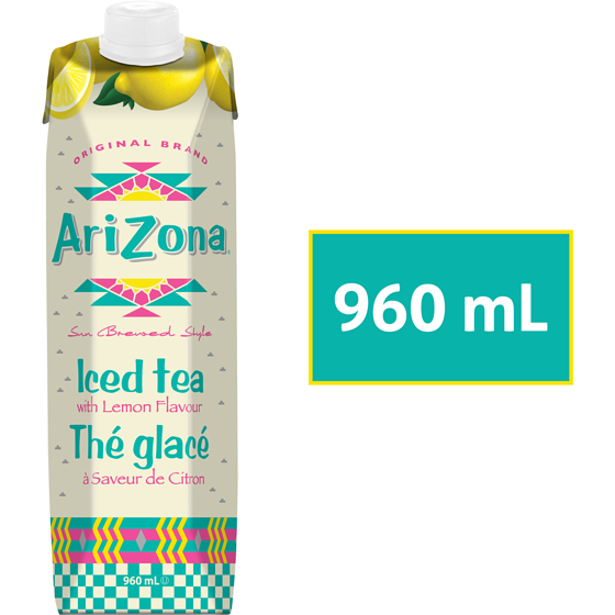 Arizona 100% Natural Iced Tea with Lemon 960 ml, $0.23/100ml