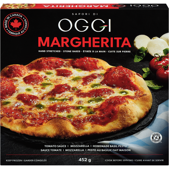 Oggi Margherita Pizza 452 g, 2,65 $/100g