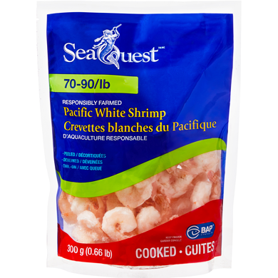 Seaquest Cooked Shrimp 300 g, $2.67/100g