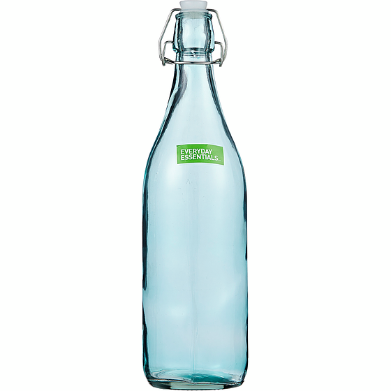 Everyday Essentials Coloured Glass Bottle, Blue 1 ea, $4.50/1ea