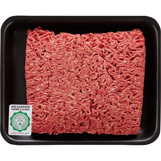 Butcher's Choice Lean Ground Halal Beef, Club Pack $18.74/1kg $8.50/1lb