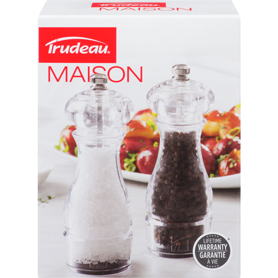 Trudeau Maison Maya Pepper & Salt Mill  1 ea, $37.00/1ea