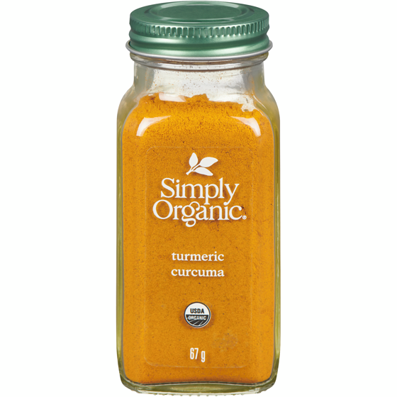 Simply Organic Racine de curcuma biologique moulue 67.5 g, 9,61 $/100g