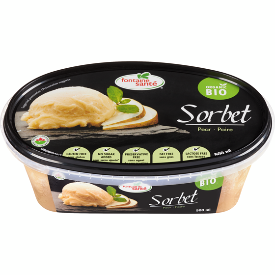 Fontaine Sante Sorbet, Pear 500 ml, $1.50/100ml
