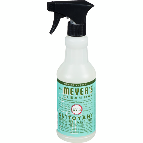 Mrs. Meyer’s Clean Day Nettoyant Multi-Surfaces Quotidien Parfum de Basilic 473 ml, 1,58 $/100ml